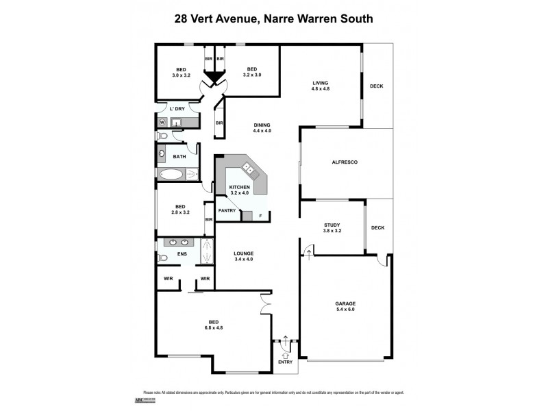 28 Vert Avenue, Narre Warren South VIC 3805 Floorplan