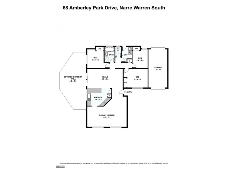 68 Amberly Park Drive, Narre Warren South VIC 3805 Floorplan