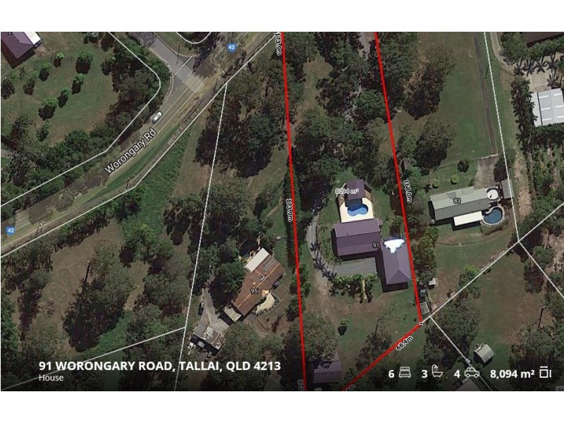91 WORONGARY RD, Tallai QLD 4213