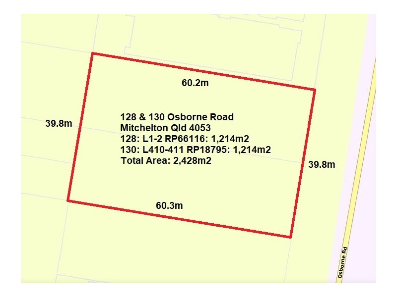 128 and 130 Osborne Road, Mitchelton QLD 4053