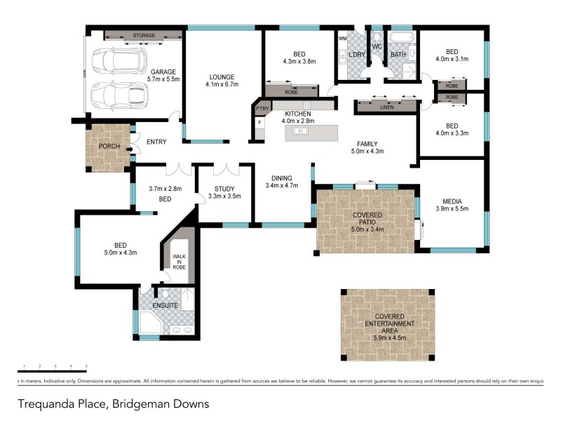 3 Trequanda Place, Bridgeman Downs QLD 4035 Floorplan