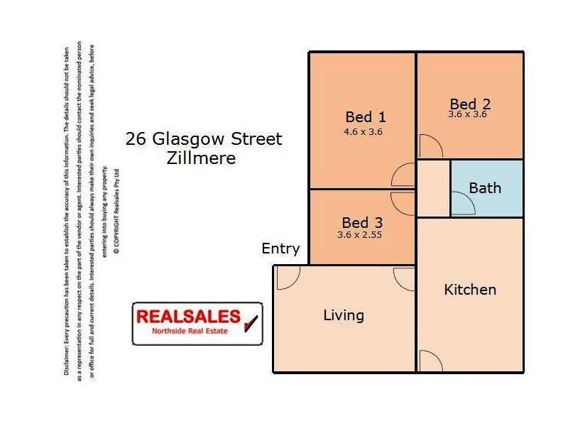 26 Glasgow Street, Zillmere QLD 4034 Floorplan