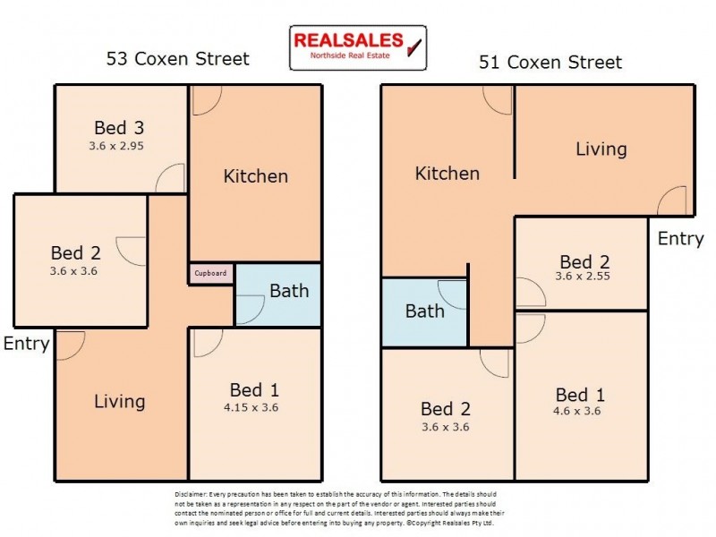 51 and 53 Coxen Street, Zillmere QLD 4034