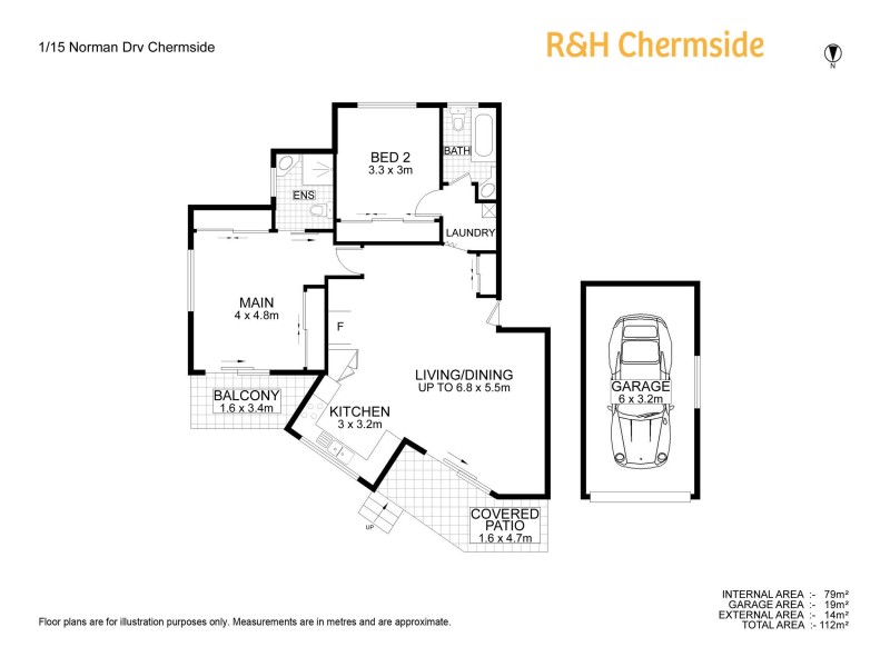 1 / 15 NORMAN DRIVE, Chermside QLD 4032 Floorplan