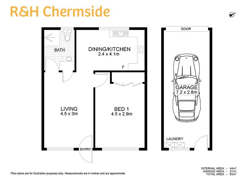 5/20 Sammells Drv, Chermside QLD 4032 Floorplan