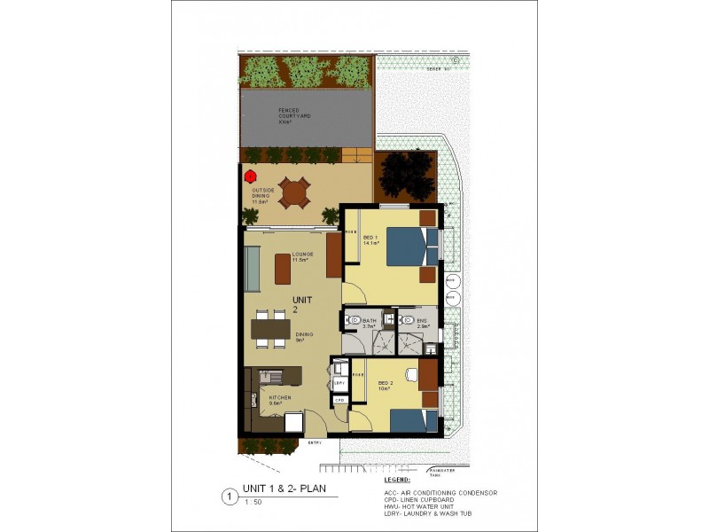 2/23 Bebbington St, Zillmere QLD 4034 Floorplan