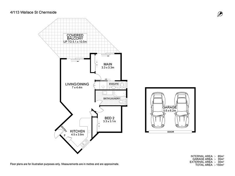 4/113 Wallace St, Chermside QLD 4032 Floorplan