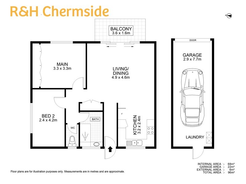 3/10 Fifth Ave, Kedron QLD 4031 Floorplan