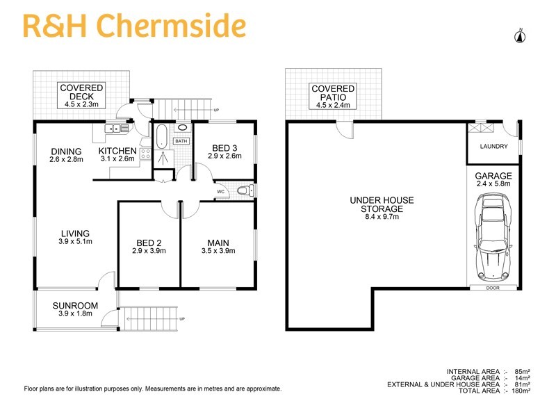 12 Caronga St, Wavell Heights QLD 4012 Floorplan