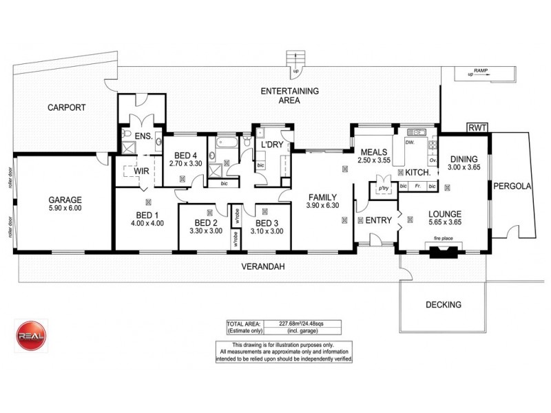 12 Panorama Drive, Aberfoyle Park SA 5159 Floorplan