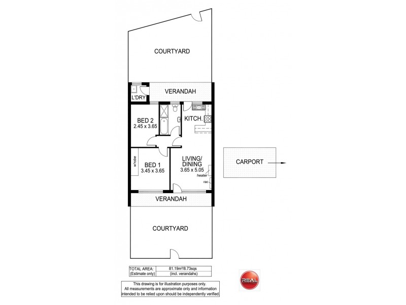 Unit 4, 69 Helmsdale Avenue, Glengowrie SA 5044 Floorplan