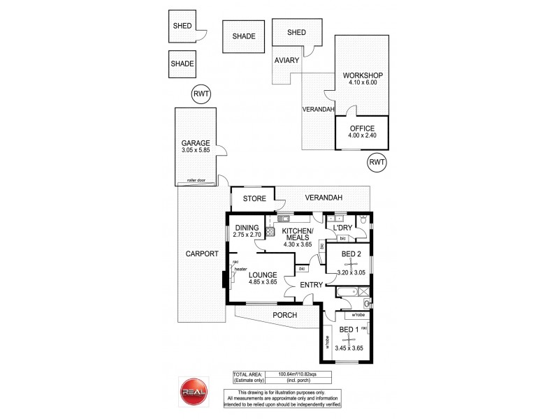 8 Cowra Crescent, Park Holme SA 5043 Floorplan