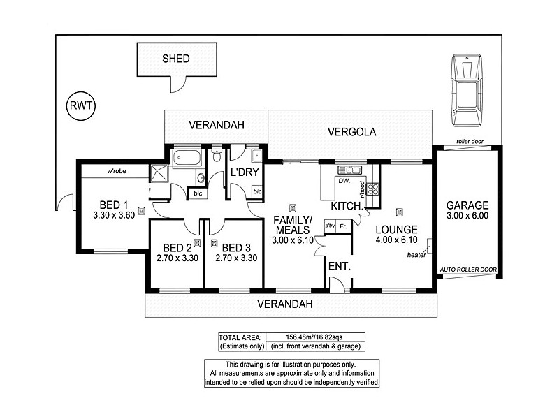 3 Fiscom Street, Marion SA 5043 Floorplan