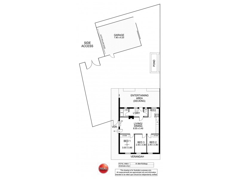 1/99 Nunyah Avenue, Morphettville SA 5043 Floorplan