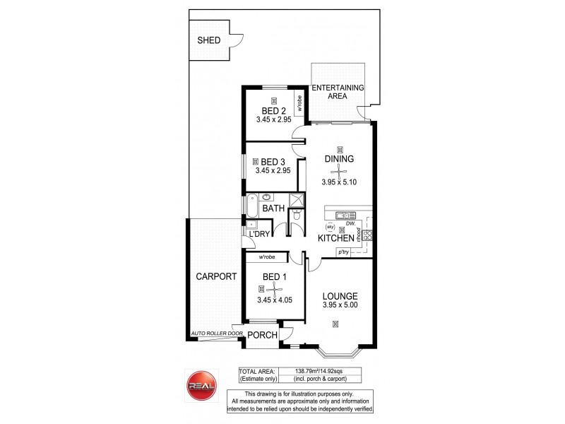U3/58 Wilkins Grove, Glengowrie SA 5044 Floorplan