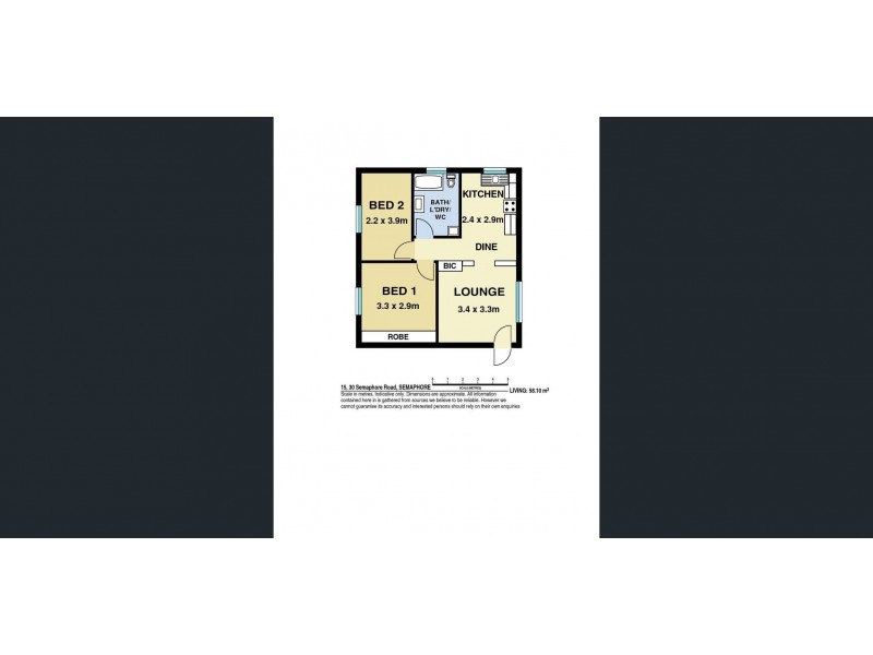 15, 30 Semaphore Road, Semaphore SA 5019 Floorplan