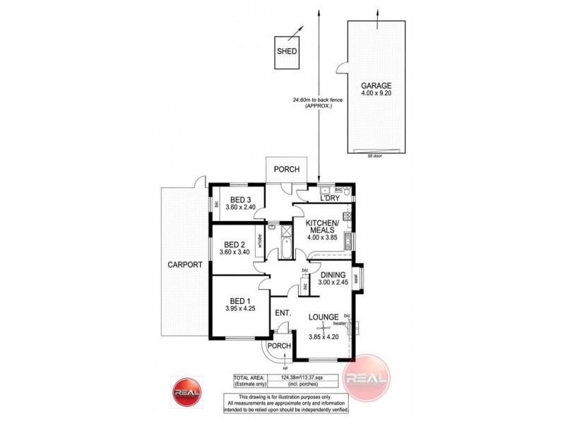 4 Nunyah Avenue, Park Holme SA 5043 Floorplan