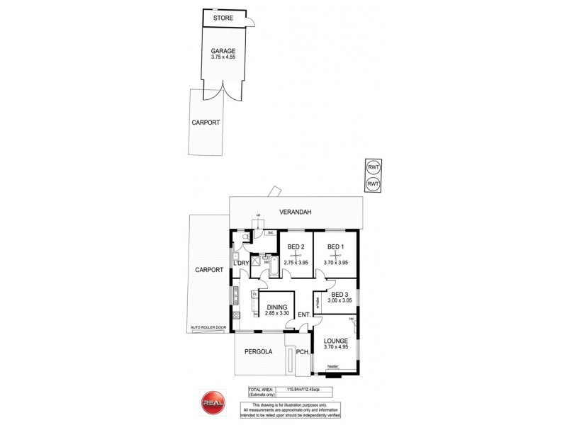 7 Celtic Avenue, Clovelly Park SA 5042 Floorplan
