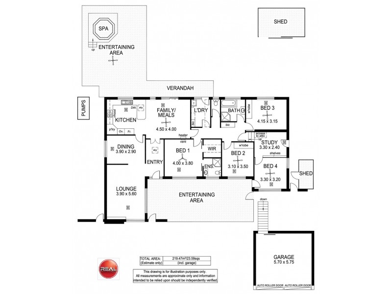 22 Broadmeadow Drive, Flagstaff Hill SA 5159 Floorplan