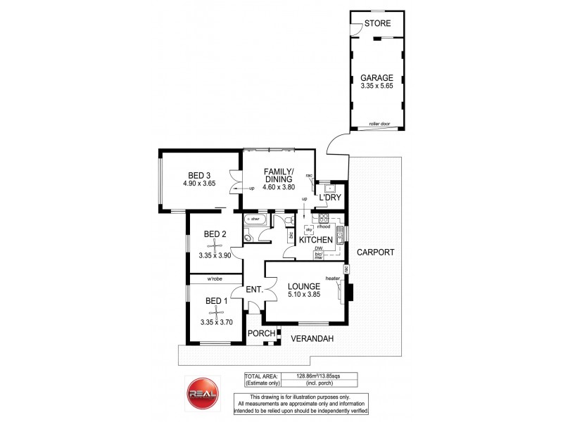 18 Downer Street, Plympton Park SA 5038 Floorplan
