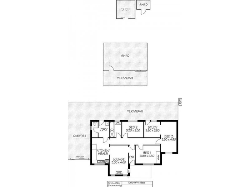 33 Allison Street, Ascot Park SA 5043 Floorplan