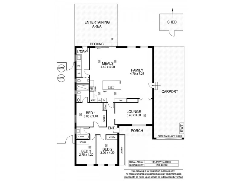 25 Lawson Ave, Morphettville SA 5043 Floorplan