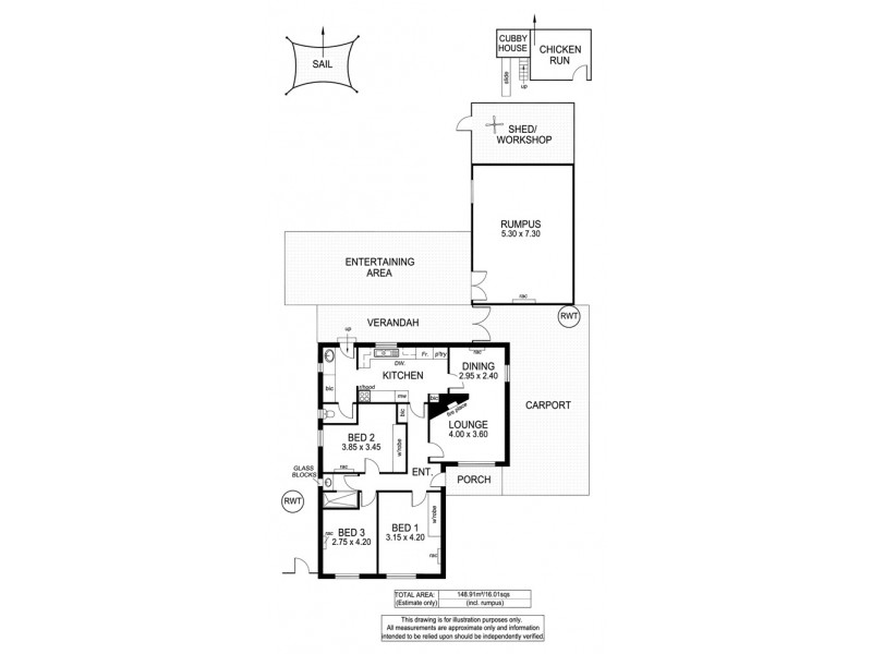 11. Sandison Avenue, Park Holme SA 5043 Floorplan