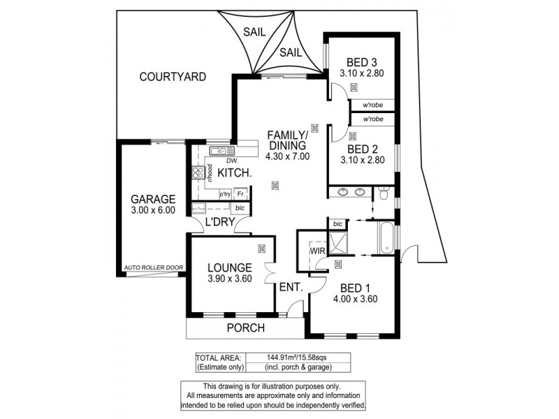 26 Raymond Ave, North Plympton SA 5037 Floorplan