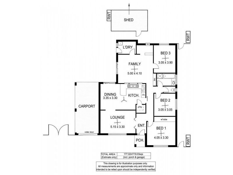 47 Suzanne Avenue, Morphett Vale SA 5162 Floorplan
