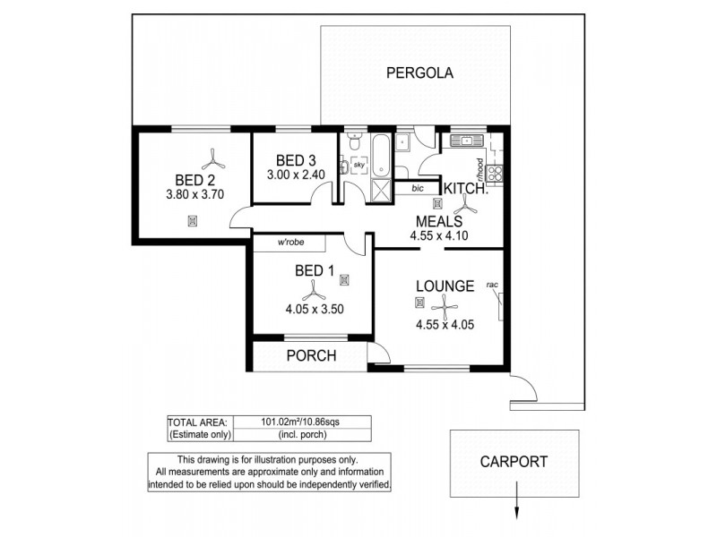 5/41 Wallala Avenue, Park Holme SA 5043 Floorplan
