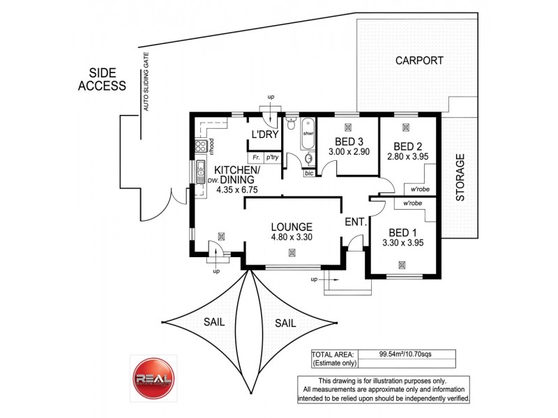 2 Harcourt Ave, Clovelly Park SA 5042 Floorplan