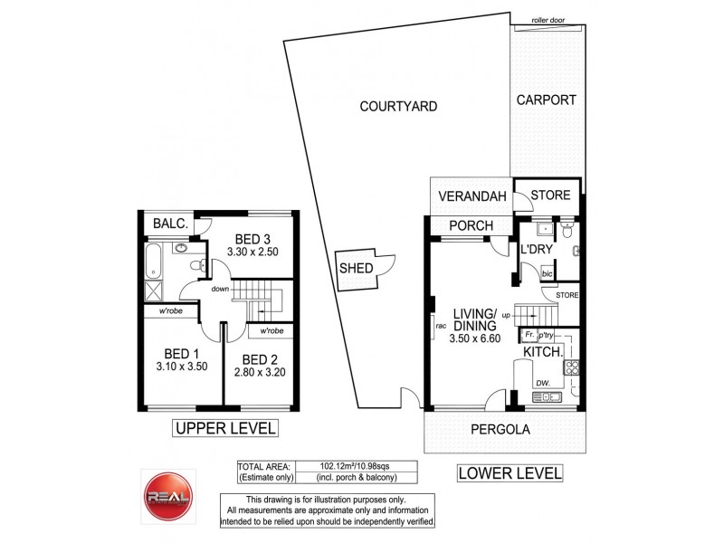 8/41 Lochside Drive, West Lakes SA 5021 Floorplan