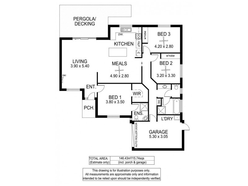 15a Nilpena Avenue, Park Holme SA 5043 Floorplan