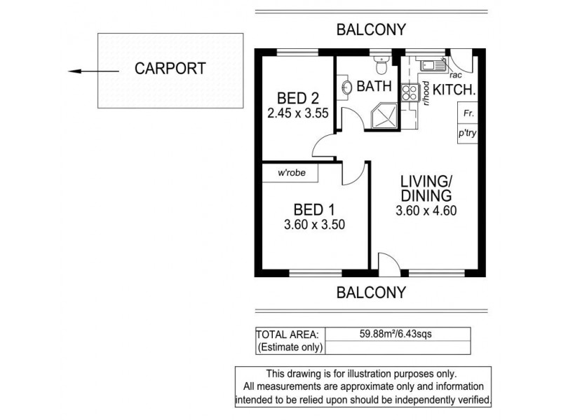 5/30 Nunyah Avenue, Park Holme SA 5043 Floorplan