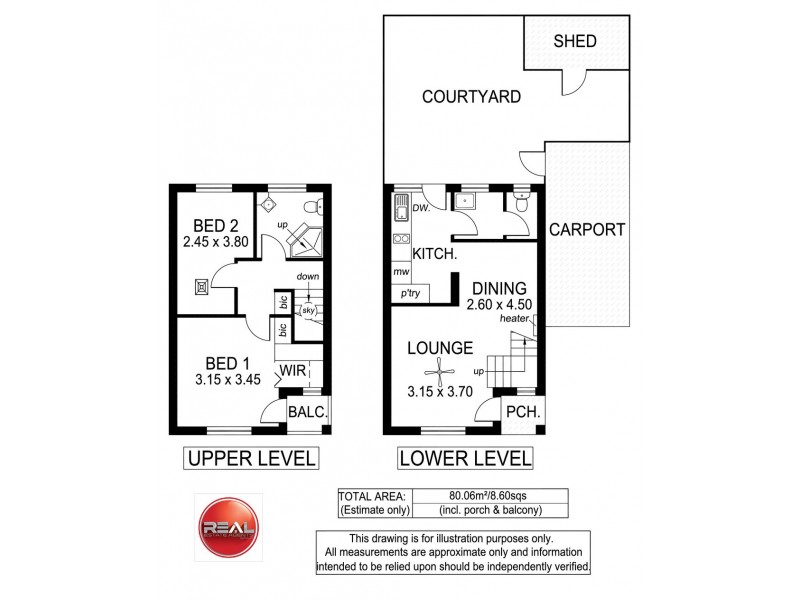 6/12 Kelsey Avenue, Mitchell Park SA 5043 Floorplan