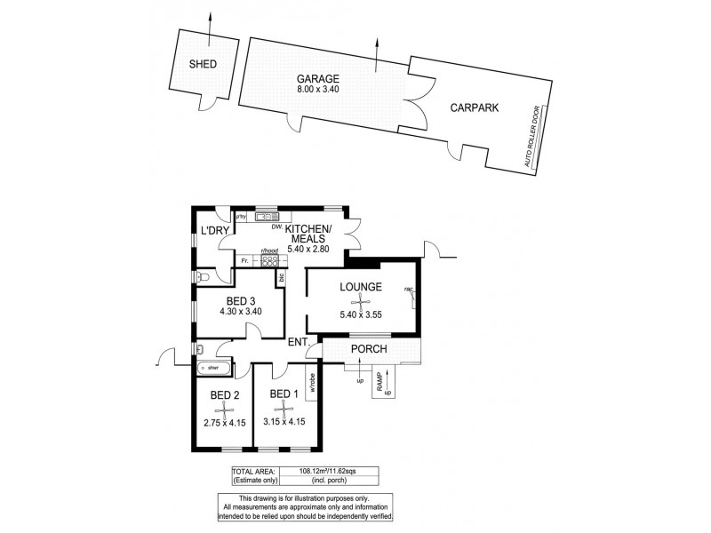 2 Masters Avenue, Oaklands Park SA 5046 Floorplan
