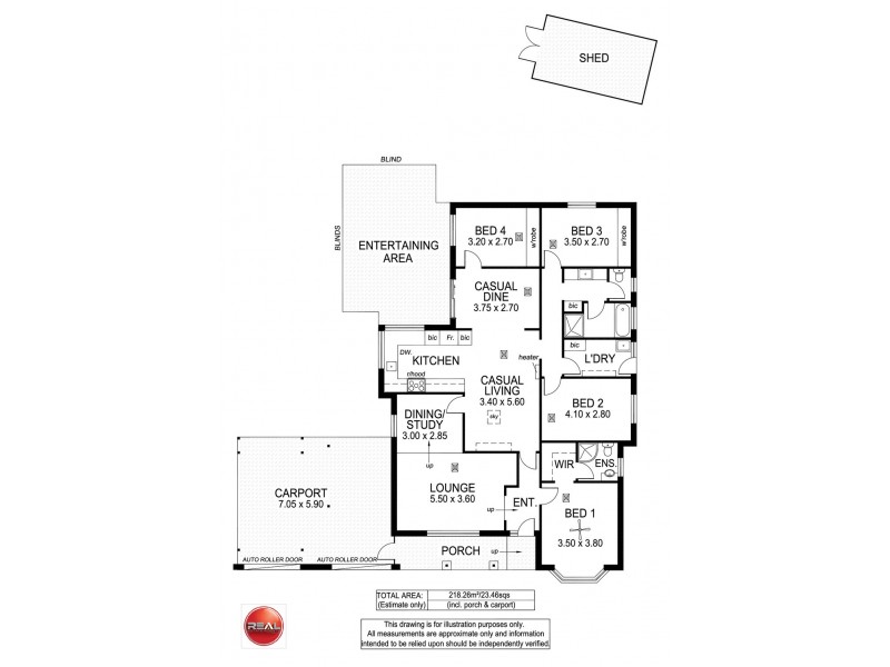 2 Tigress Drive, Hallett Cove SA 5158 Floorplan