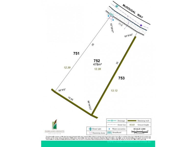 Lot 752 McDougal Way, Baldivis WA 6171 Floorplan