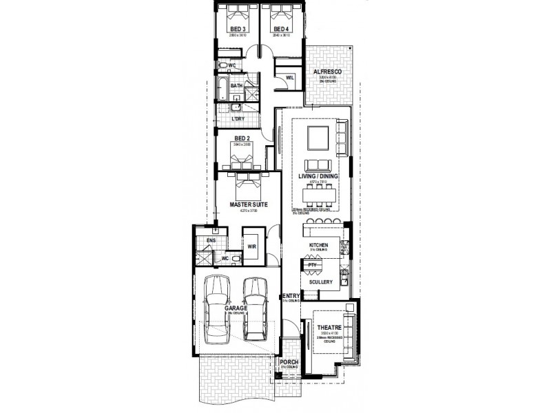 21 Gooljak Rise, Lakelands WA 6180 Floorplan