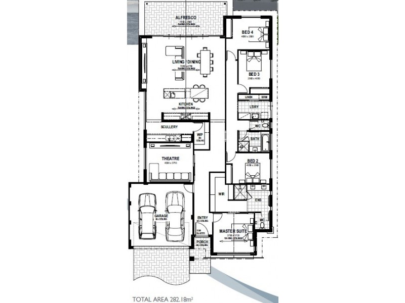 34 Key Avenue, Baldivis WA 6171 Floorplan