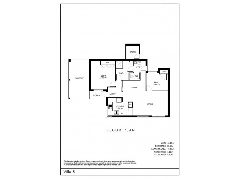 Villa 8 17-21 Hefron Street, Rockingham WA 6168 Floorplan