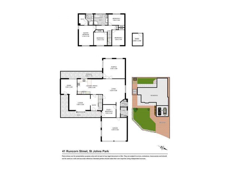 41 Runcorn Street, St Johns Park NSW 2176 Floorplan