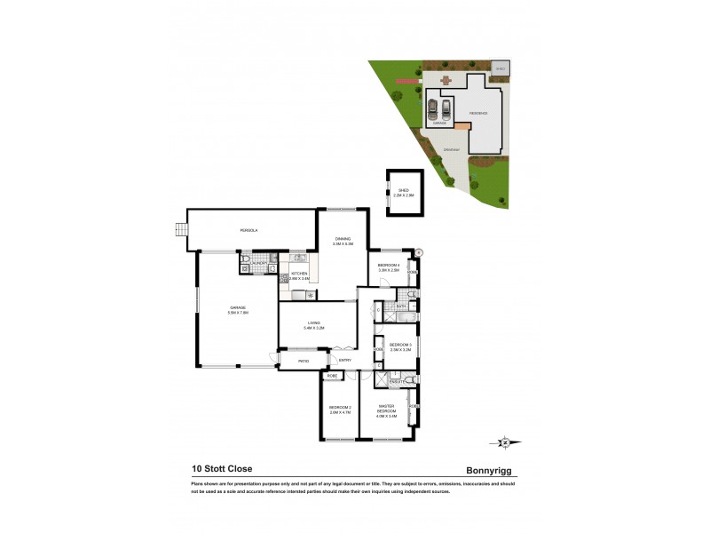 10 Stott Close, Bonnyrigg NSW 2177 Floorplan