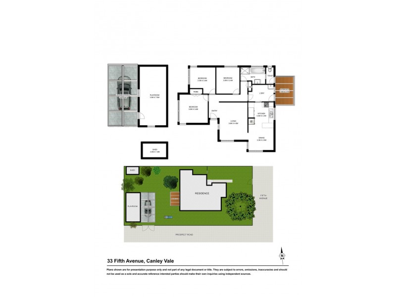 33 Fifth Avenue, Canley Vale NSW 2166 Floorplan