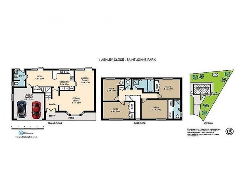 4 ASHLEY CLOSE, St Johns Park NSW 2176 Floorplan