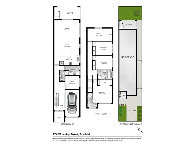 27A WOLSELEY STREET, Fairfield NSW 2165 Floorplan