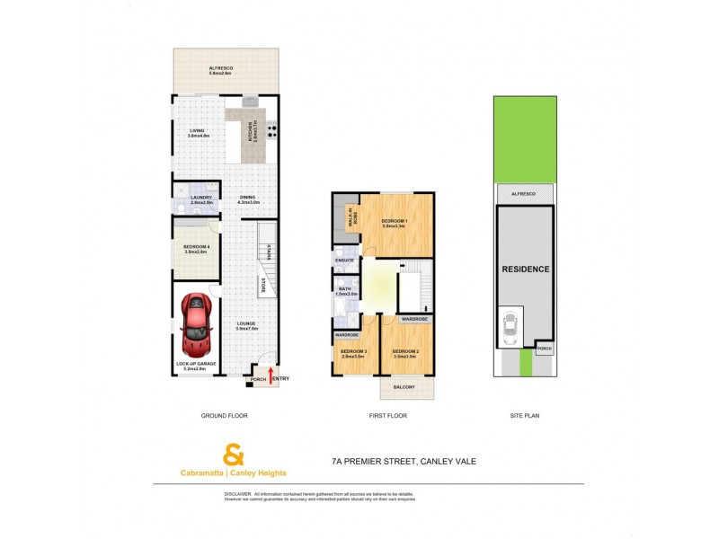 7A PREMIER STREET, Canley Vale NSW 2166 Floorplan