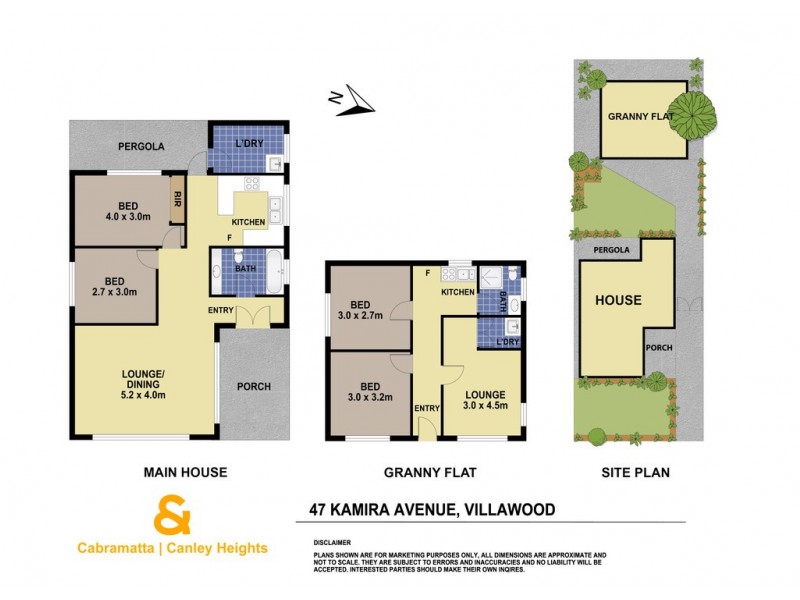 47 KAMIRA AVENUE, Villawood NSW 2163 Floorplan