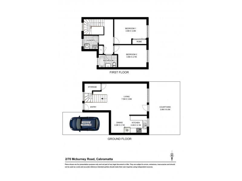 2/70 MCBURNEY ROAD, Cabramatta NSW 2166 Floorplan