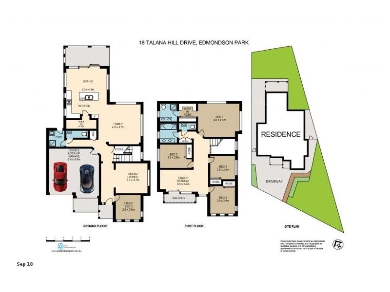 18 TALANA HILL DRIVE, Edmondson Park NSW 2174 Floorplan